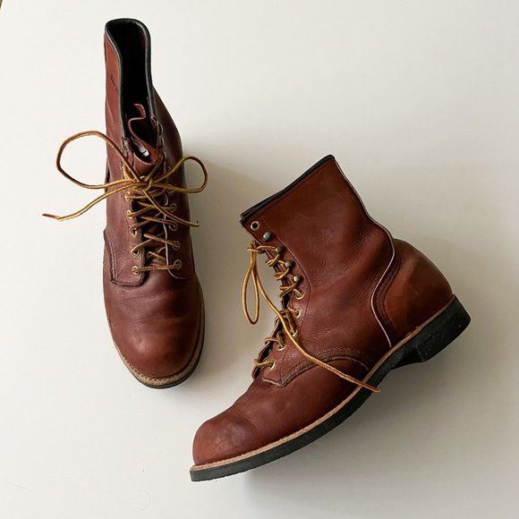 Red Wing Shoes Other - Vintage 70s RED WING Boots Heritage Collection Leather Lace Up Brown Men's 9.5